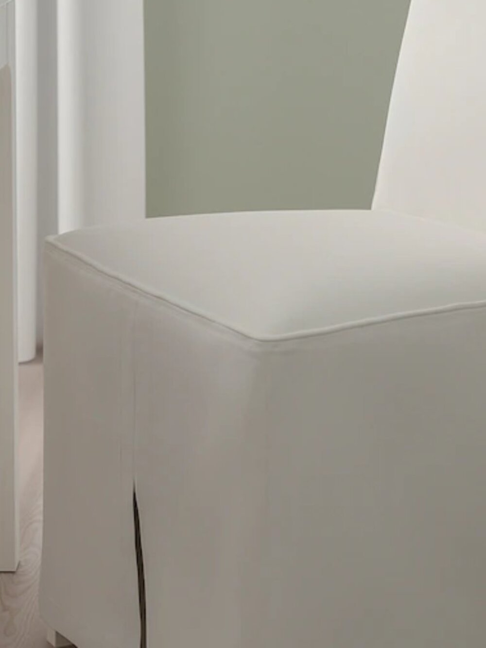 New IKEA BERGMUND Chair Cover Long Inseros White 504.862.21 (cover only)